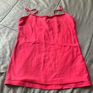 Women's Pink Spaghetti Strap Top